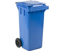Minicontainer 120 liter blauw kliko