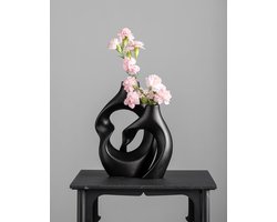 Minimalistische keramische vazen set voor woonkamer decoratie | Moderne abstracte centerpieces voor tafel