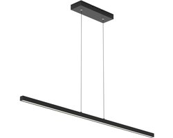 Minimalistische zwarte hanglamp Danske 2745ZW 2000 Lumen - uitschuifbaar, in hoogte verstelbaar, metaal en kunststof, voor binnengebruik - merk Mexlite