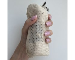 Minimonkey Mini Chair Pocket - travel reis kinderstoel - Beige - geschikt voor Stokke Tripp Trapp - compact kinderzitje ideaal voor op reis