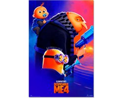 Minions Poster - Wanddecoratie Film - Kamer Decoreren - 150 g/m² Glanzend Papier - 91.5 x 61 cm - Multicolor