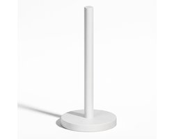 Minismus Keukenrolhouder Wit Staand met Verzwaarde Basis