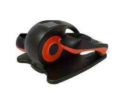 Minitrainer – Hometrainer – Bureaufiets – Stoelfiets – Deskbike – Compact Onder-tafel Design – Handmatige Weerstand – Antislip Pedalen – Robuust IJzer & Kunststof – Ruimtebesparend Oranje/Zwart