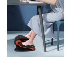 Minitrainer – Hometrainer – Bureaufiets – Stoelfiets – Deskbike – Compact Onder-tafel Design – Handmatige Weerstand – Antislip Pedalen – Robuust IJzer & Kunststof – Ruimtebesparend Oranje/Zwart