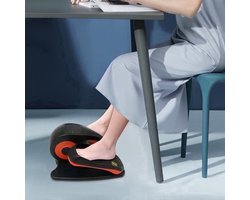 Minitrainer – Hometrainer – Bureaufiets – Stoelfiets – Deskbike – Compact Onder-tafel Design – Handmatige Weerstand – Antislip Pedalen – Robuust IJzer & Kunststof – Ruimtebesparend Oranje/Zwart