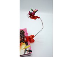 Minnie mouse 2 leeslampjes met klem.
