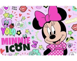 Minnie Mouse icon placemat - onderlegger 43 x 28 cm multicolor