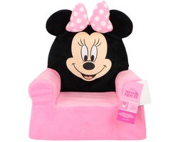 Minnie Mouse Pluche Stoel - 3D - Voor de kinderkamer - Roze