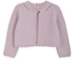 Minora Baby Gebreid Vest - Baby kleding jongens en meisjes- Hoogwaardige Baby vest- Kraamcadeau - Babyshower, Newborn-Poeder 3/6 Maanden