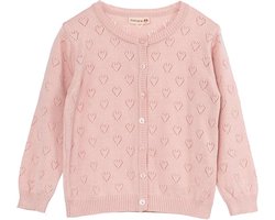 Minora Baby Vest voor Meisjes en Jongens- Cardigan Kinder Winterkleding- Gebreide Baby Trui met Lange Mouwen, 4 Jaar- Pink-Sinterklaas cadeautjes