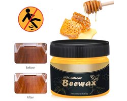 Mintiml Bijenwas Meubels - 85 gram - natuurlijke bijen was - Meubelonderhoud - Waterdicht - voor huisreiniging, meubelverzorging, houtbescherming