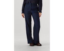 Minus Livina Straight Leg Pant Broeken Dames - Donkerblauw - Maat 38