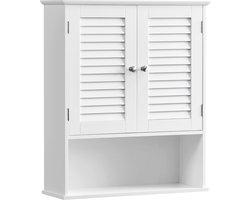 MIRA Home - Badkamerkast - Medicijnkast - Hangkast - Badkamermeubel - MDF - 60x20x70