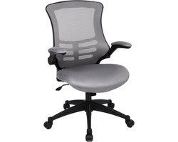 MIRA Home - Bureaustoel - Grijs- Polyester - 49x25x109