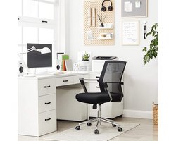 MIRA Home Ergonomische Bureaustoel - Office Chair - Zwart Verstelbaar Gamestoel - Max. 150 kg