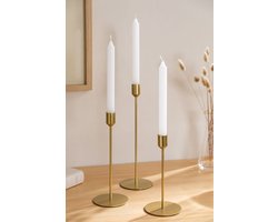 MIRA Home - Kandelaars - Set van 3 - Kaarsen - Kaarsenhouder - 240x160cm
