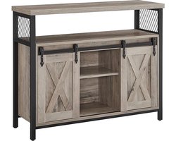 MIRA Home - Opbergkast - Kast - Dressoir - Wandkast - Industrieel - 33x100x80