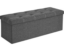 MIRA Home - Opbergkist - Opbergbox - Poef - Hocker - Woonkamer - Slaapkamer - 110x38x38
