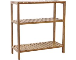 MIRA Home Stellingskast – Wandplank – Basic – Bamboe – Bruin - 60x26x66