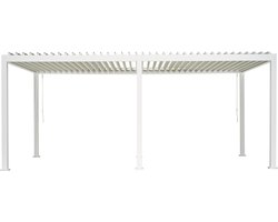 Mirador Classic Overkapping - 300 x 600 cm - Wit - Aluminium / Vrijstaande / Luxe overkapping - Tuinprieel / Carport / Veranda / Pergola