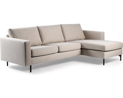 Mirlo 3-zits hoekbank links/rechts chleo beige