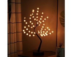MIRO® Lichtboom Bloesem - Lichttakken - Warm Wit Licht - Led USB & Batterij - Kerst - Woonkamer - Slaapkamer - Decoratie Nachtlampje - Aan & Uit Knop