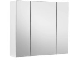 Mirror Cabinet - Wandkast - Badkameropslag - Space besparing - 60 x 15 x 55 cm