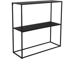 Mirrors and more - Sidetable Chloe H 80 cm B 80 cm zwart