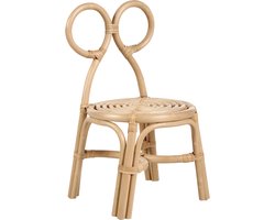 MIRTIA - Kinderstoel - Natuurlijk - Rotan