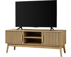 MISOU Klaus TV Meubel - Met Opbergruimte - Staand - Kastje - Wandkast - Consoletafel - Hout - 117x40x48cm