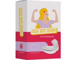 Miss Anti Snurk ™ - Snurkbeugel voor vrouwen - Anti Snurk Beugel - Anti Snurk Bitje - Eenvoudig op maat te maken