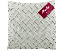 Miss Lucy - Tressa - Kussenhoes – Kussensloop – Sierkussen – Sierkussenhoes – 40 x 40 cm - Pastel mint groen