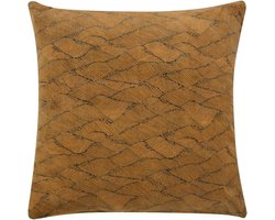 Missouri Mustard Gold Kussen | 45 X 45 | Sierkussen Voor Woonkamer Of Slaapkamer