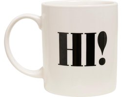 Mister Tee - Hi Bye Mok/beker - Wit