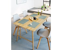 Mistral Home - PLACEMAT - waterafstotend - 35 x 45 cm - effen kleur - muntgroen