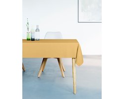 Mistral Home - TAFELKLEED - waterafstotend - 150 x 250 cm - effen kleur - geel