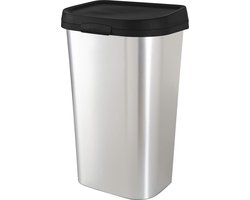 Mistral Manual opening - 50 liter - 40 x 32 x 63 H - metal look