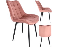 MISTY roze stoel