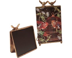 Mix en Match - Fotolijst - Krijtbordje - Vogels - Goud - Set - 13x18cm