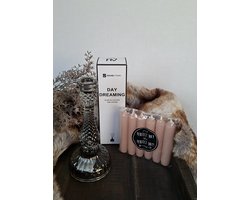 Mix en Match - Geschenkset - Cadeaupakket - Giftset - Kerstpakket - Kadoset - Home & Living - Kandelaar - Geurstokjes - Kaarsen - pakket Day Dreaming