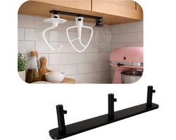 Mixkoppen houder voor kitchenaid - Mixerhouder voor KitchenAid - zwart - accesoires voor kitchenaid - zelfklevend -