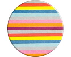 MixMamas Rond Tafelkleed Gecoat - Ø 140 cm – Happy Stripes
