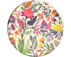 MixMamas Rond Tafelkleed Gecoat - Ø 160 cm – Exotic floral