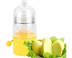 MK Stoer -Keukenmixer - Eierklopper - Handmatige mixergarde - RVS - Gouden eiermaker - Eieren klutsen - Keukengereedschap - 160x70mm/6.3x2.76in.