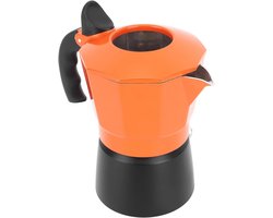 MK Stoer -Koffiekan - Moka Pot - Ventilatie en warmte - Octagonale pannen - Constant gelijkmatig verdeeld - Geschikt voor 3 kopjes 150 ml