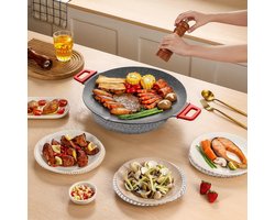 MK Stoer - Panonderzetters - Hittebestendig - Katoen - Onderzetters - 18 cm Rond - Bord Placemat - Opbergmand - Keuken - Kom - Pan - Pannen - Kan - Hittebestendig - 5 Stuks