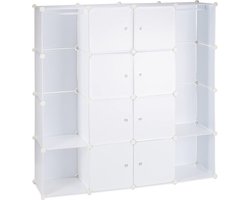 MKSS® Dressing Kasten - Kledingkast - Kledingkasten Slaapkamer - Organizer - Wit