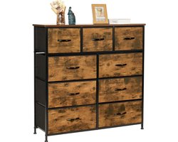 MKSS® Dressoirs Kasten - Ladekast - Buffetkast Industrieel - Hout - Vintage Bruin