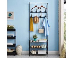 MKSS® Halmeubel met Kapstok - Halbank - Halkastje