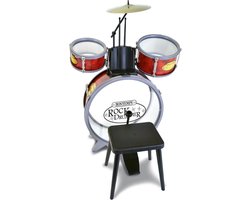 MKSS® Kinder Drumstel Speelgoed - Drumstel voor Kinderen - Kinderspeelgoed 1 2 Jaar en Ouder - Transparant